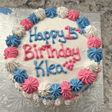 Load image into Gallery viewer, 6&quot; Round Birthday Cake
