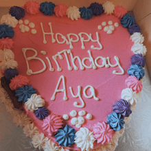 Load image into Gallery viewer, 9&quot; Heart-Shaped Birthday Cake
