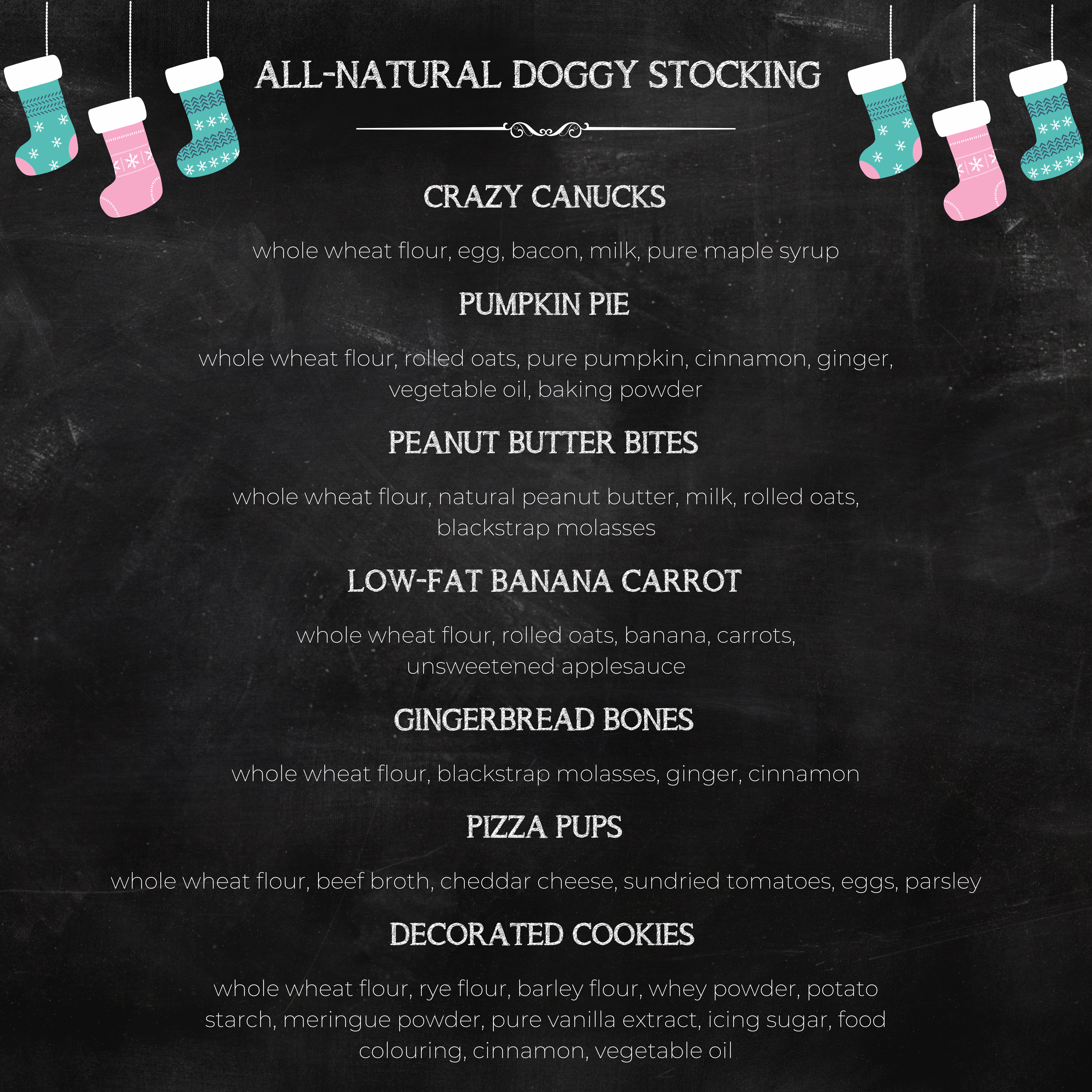 Doggy Stocking 56+ Treats
