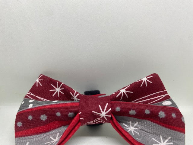 The Red Snowflake Bowtie